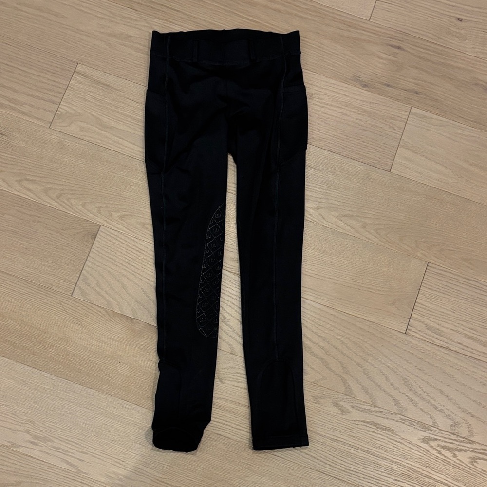 Ovation Equestrian Black Knee Patch Tights